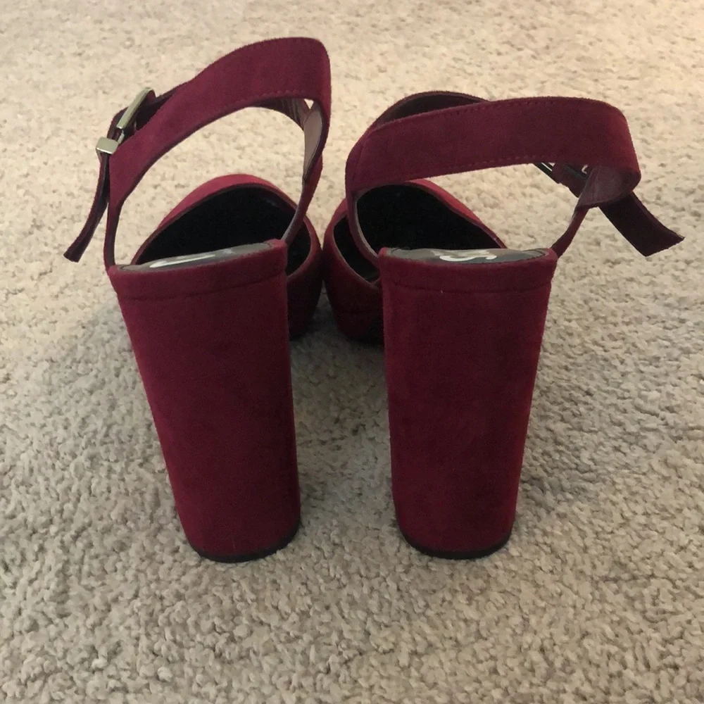 NWOT 3 1/2” Maroon Heels Circus By Sam Edelman - Picture 3 of 5